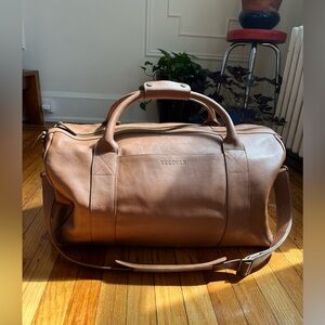 Tecovas Leather Weekender Bag